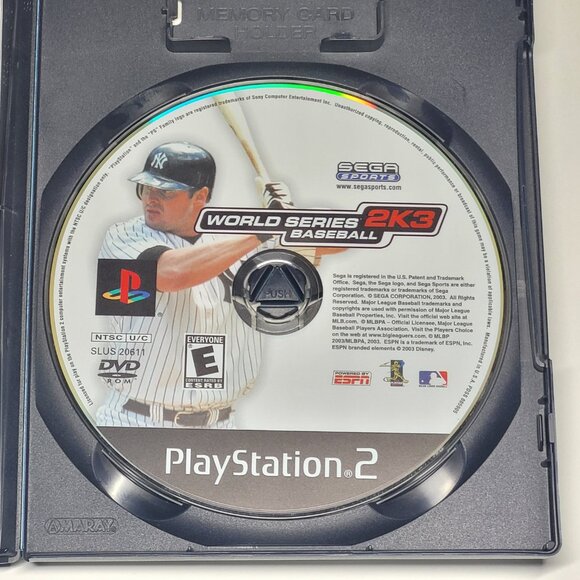 World Series Baseball 2K3 Playstation 2 PS2 complete cib video game - Picture 3 of 5